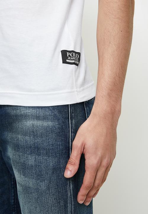 POLO - NYIKO PJC Ss Metallic Logo Tee - White