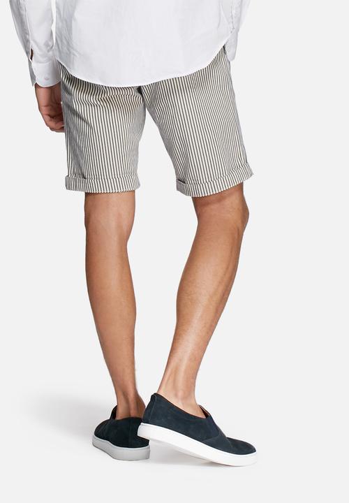 Selected Homme - Paris stripe shorts