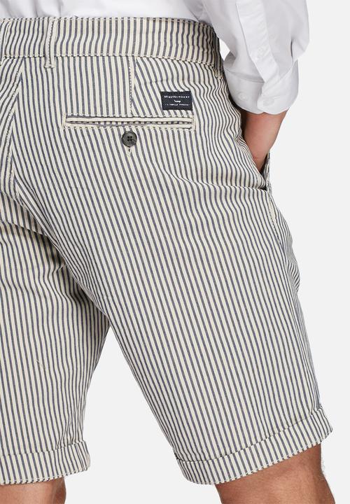 Selected Homme - Paris stripe shorts