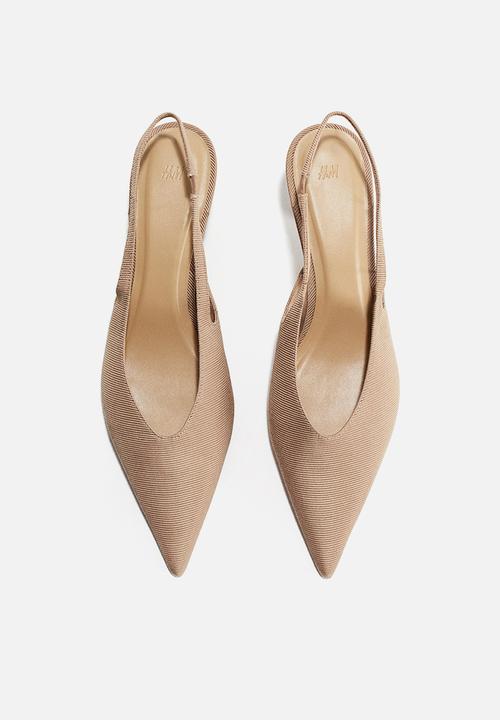 H&M - Pointed slingbacks - beige