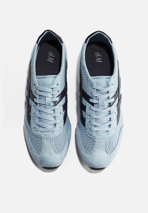 H&M - Trainers - light blue & black