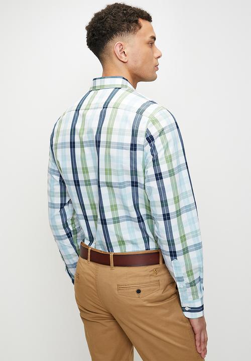 Pringle of Scotland - Collin ls tailored shirt - blue
