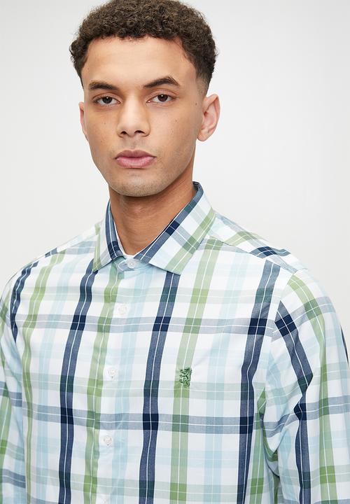 Pringle of Scotland - Collin ls tailored shirt - blue