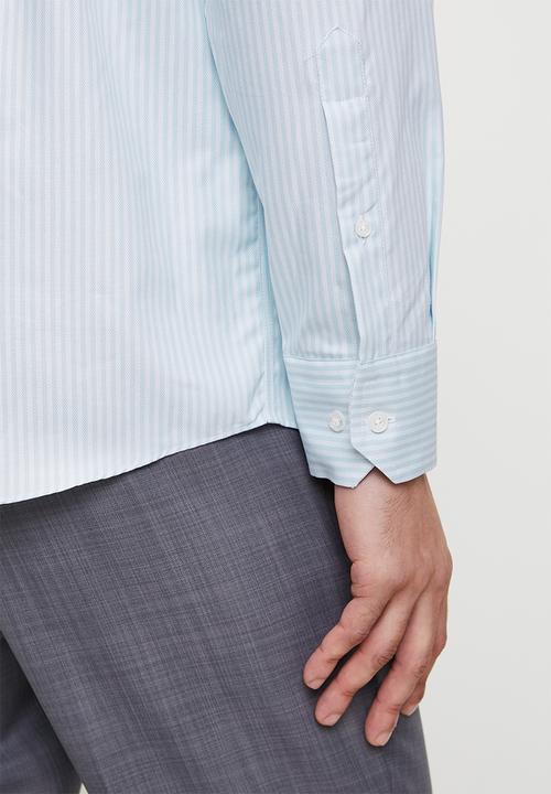 Pringle of Scotland - Roland ls classic shirt - blue