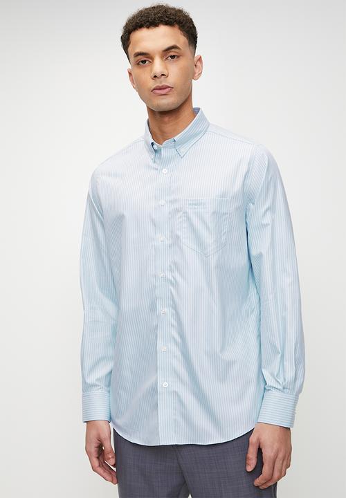 Pringle of Scotland - Roland ls classic shirt - blue