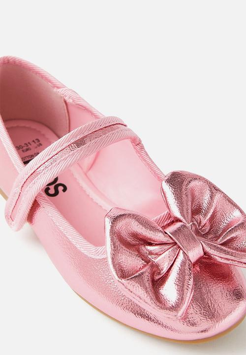 Cotton On - Olivia ballet flat - blush pink/bow