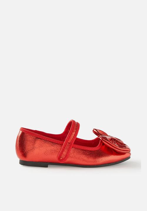 Cotton On - Olivia ballet flat - varsity red/bow