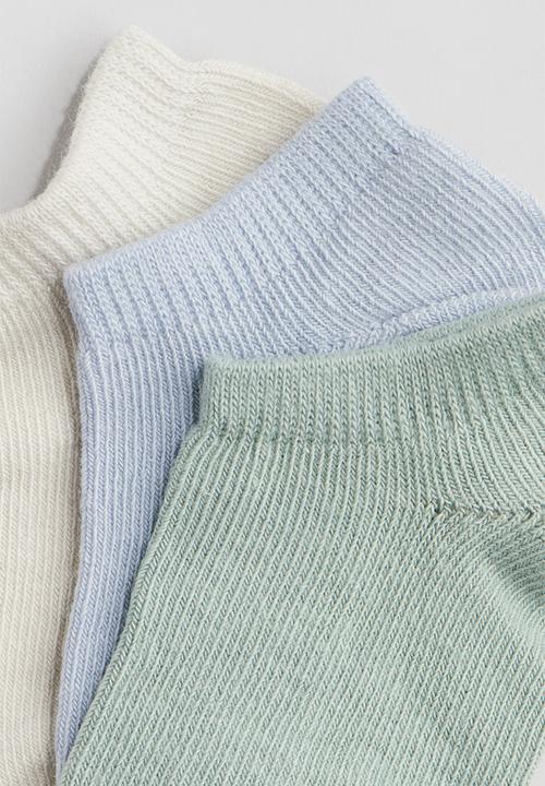 H&M - 5-Pack trainer socks - turquoise/light blue