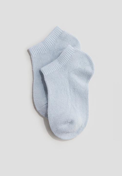 H&M - 5-Pack trainer socks - turquoise/light blue