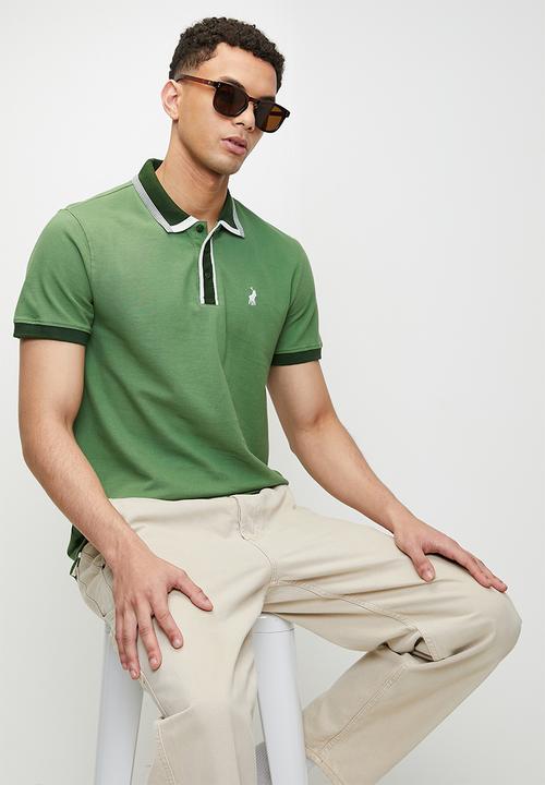 POLO - Tipped Pony Short Sleeve Golfer - Green