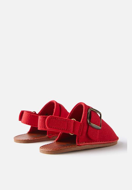 Cotton On - Mini tommy buckle slide - varsity red