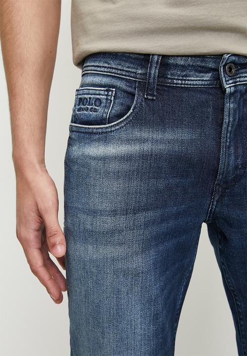 POLO - Sydney pjc slim leg denim - medium wash	