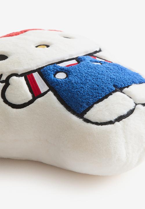 H&M - Figurative pile cushion - white hello kitty
