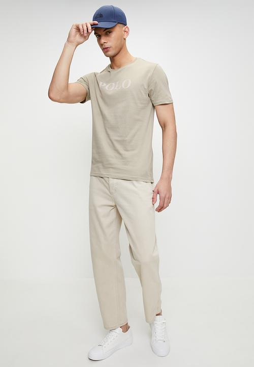 POLO - Daxton logo short sleeve T-shirt - stone