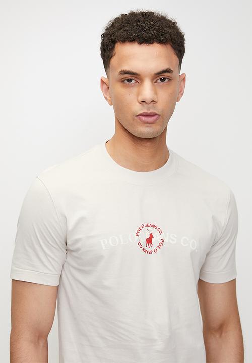 POLO - Mtho pjc short sleeve puff logo tee - off white