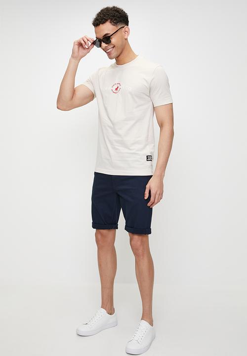 POLO - Mtho pjc short sleeve puff logo tee - off white