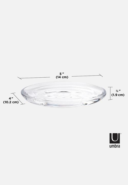 Umbra - Droplet Soap Dish -Clear