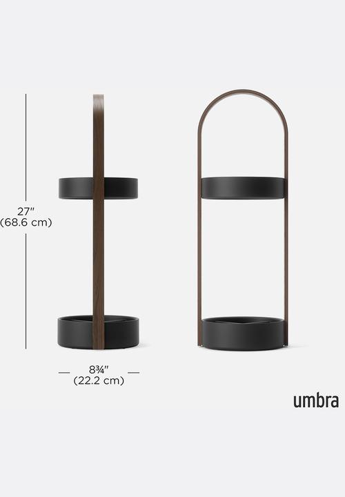 Umbra - Bellwood umbrella stand - walnut