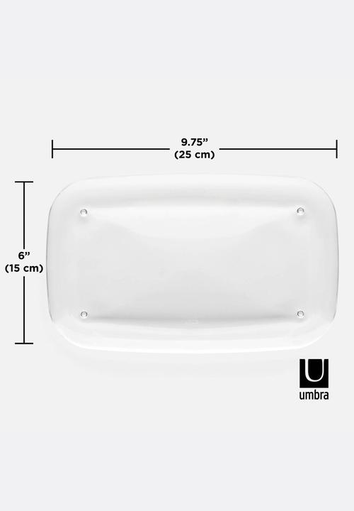 Umbra - Droplet vanity tray - clear