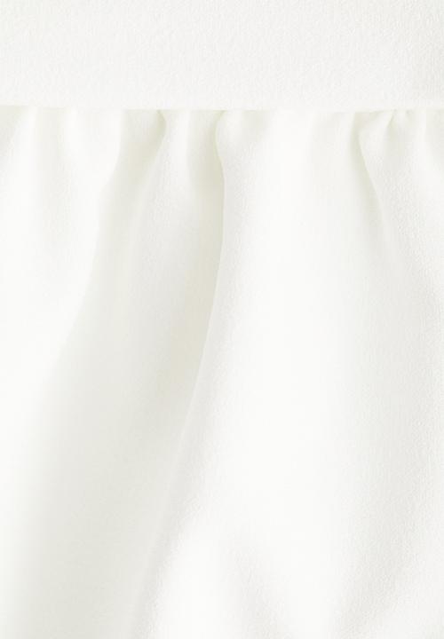 H&M - Flared jersey skirt - white