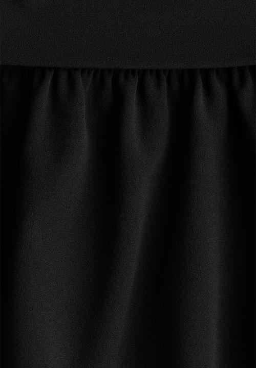 H&M - Flared jersey skirt - black