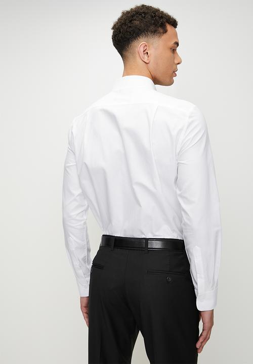 POLO - Iman  long sleeve essential oxford shirt - white