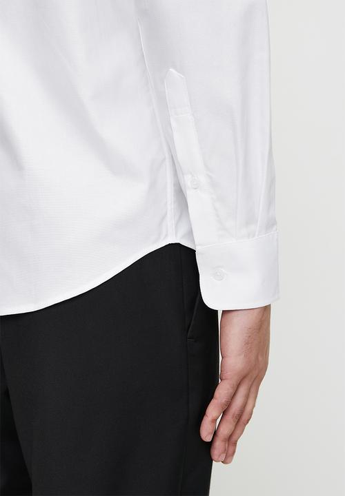 POLO - Iman  long sleeve essential oxford shirt - white