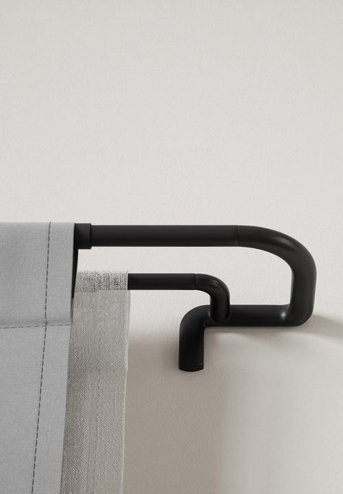 Umbra - Twilight expandable double curtain rod - black