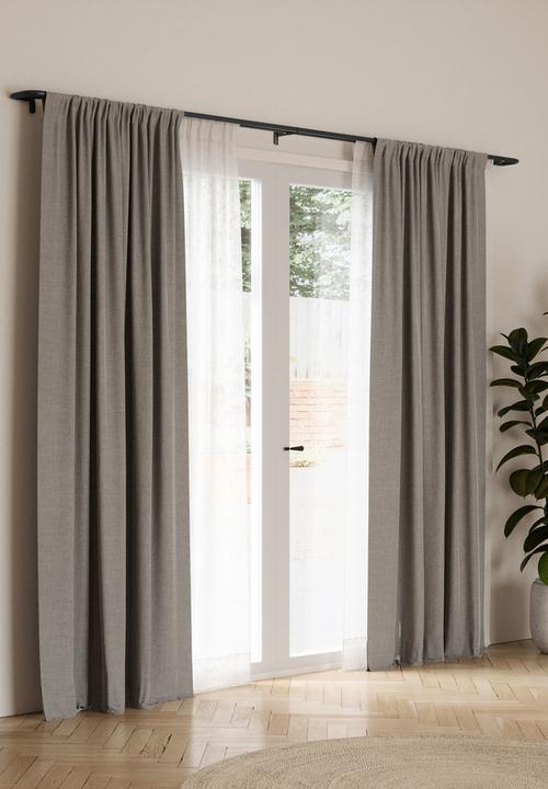 Umbra - Twilight expandable double curtain rod - black