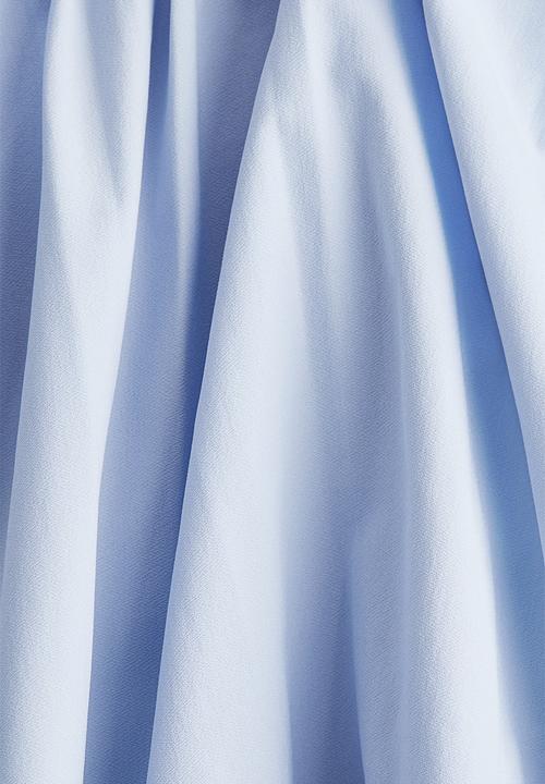 H&M - Bubble-hem strappy top - blue
