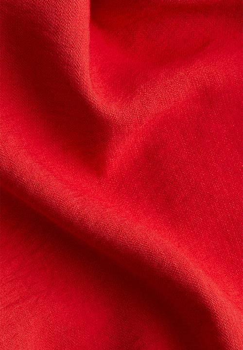 H&M - Crêpe mini dress - red