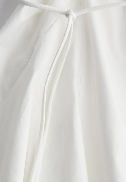 H&M - Flared-skirt dress - white
