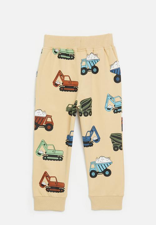 Pop Candy - Cuffed jogger pants - beige/fleet