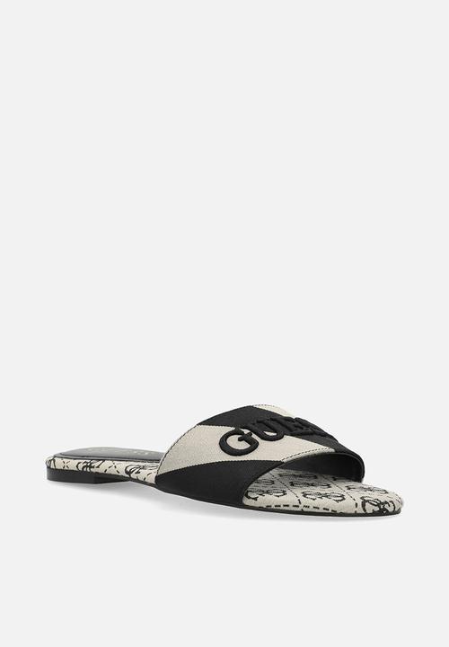 GUESS - Diagonal slide - black & grey 