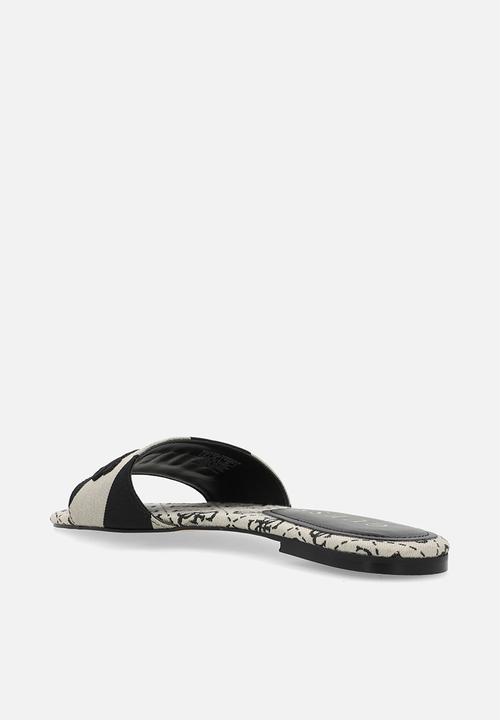 GUESS - Diagonal slide - black & grey 
