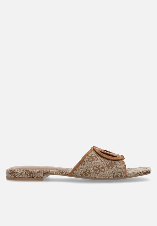 GUESS - Jacquard slide - neutral