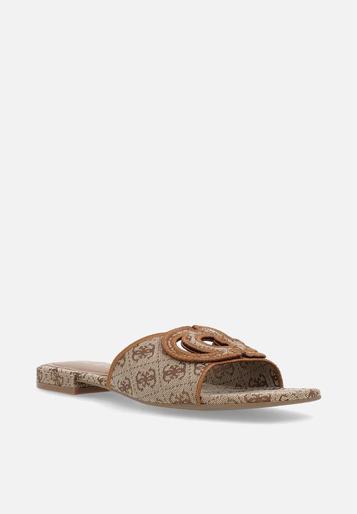 GUESS - Jacquard slide - neutral