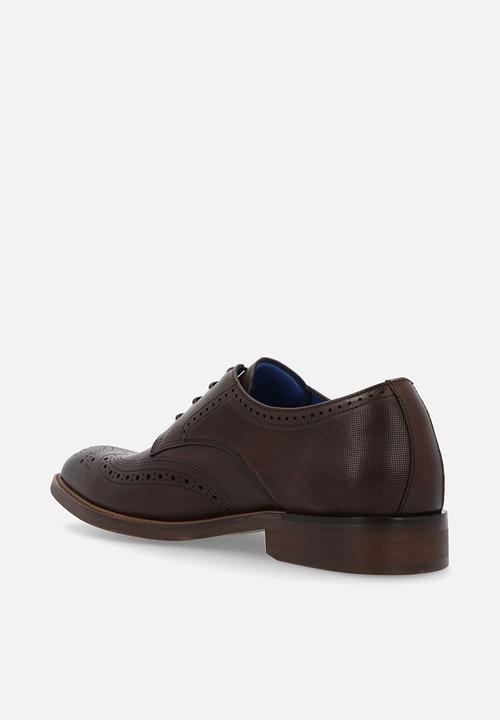 POLO - Wingcap brogue gibson lace up - tan