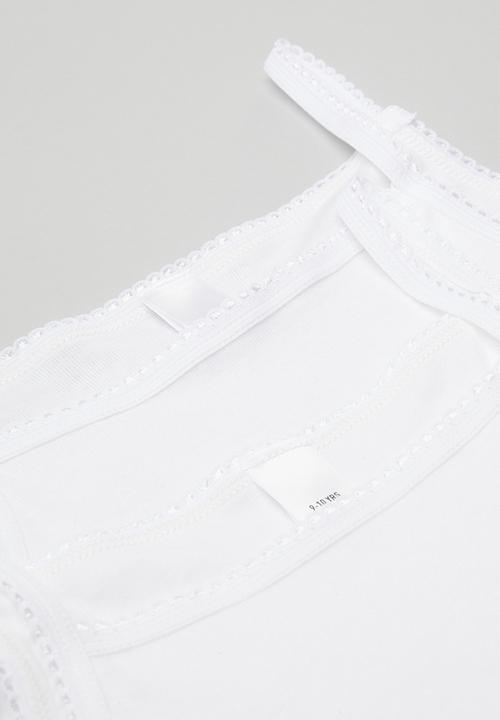 Pop Candy - 2Pk strappy - white 
