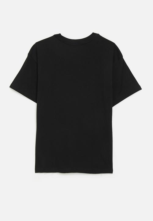 Pop Candy - Slogan oversized tee - black