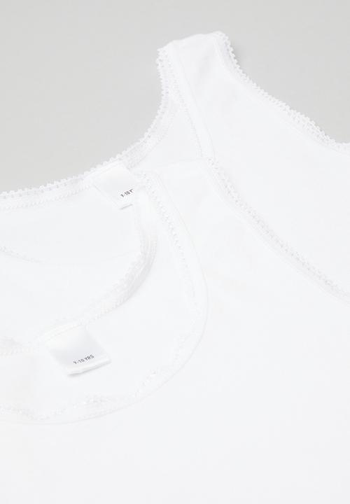 Pop Candy - 2 pack vest - white 