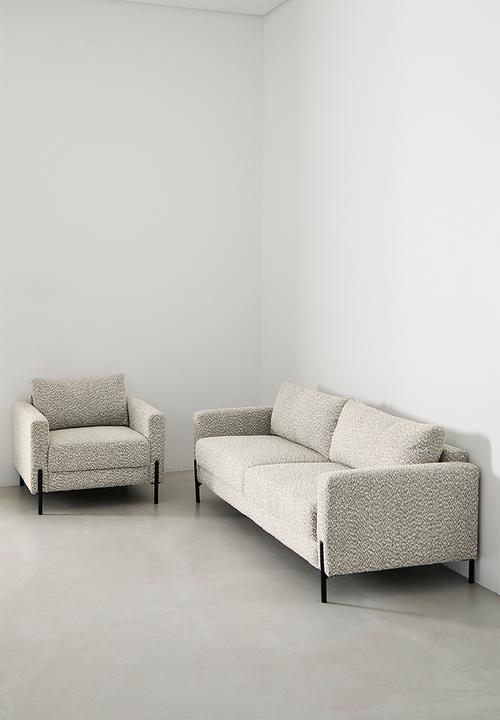 Sixth Floor - Hadley 3 Seater  - Natural Boucle