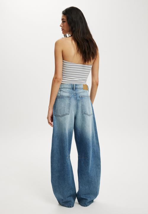 Cotton On - Barrel jean - eve blue