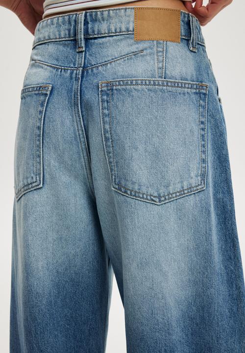Cotton On - Barrel jean - eve blue