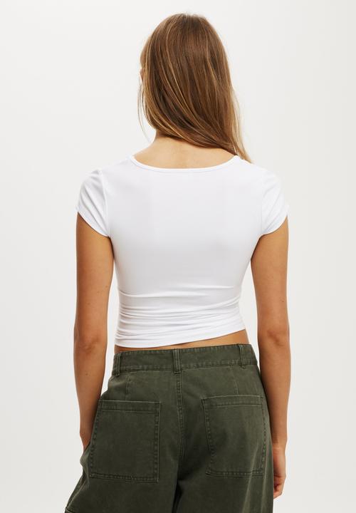Cotton On - Hold me short sleeve - white