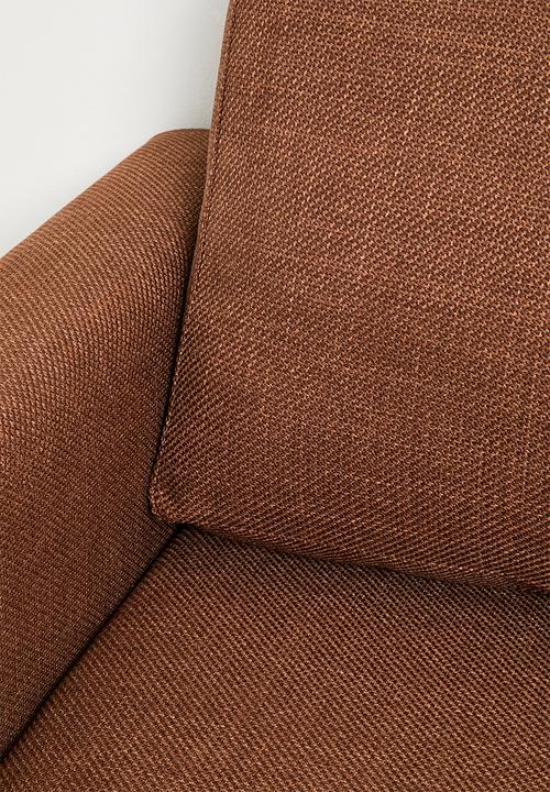 Sixth Floor - Bali sectional couch - brick