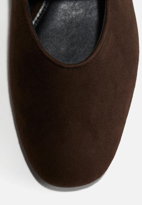 H&M - Mary jane ballet pumps - dark brown