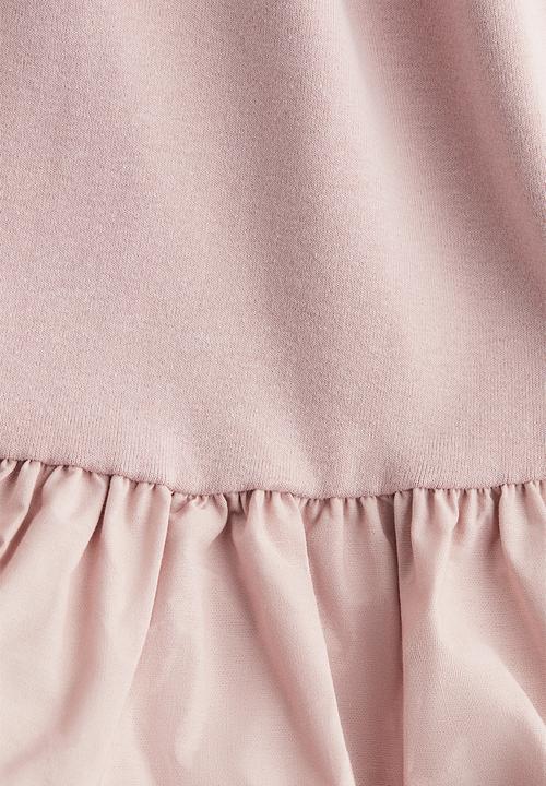 H&M - Bubble-hem vest top - dusty pink