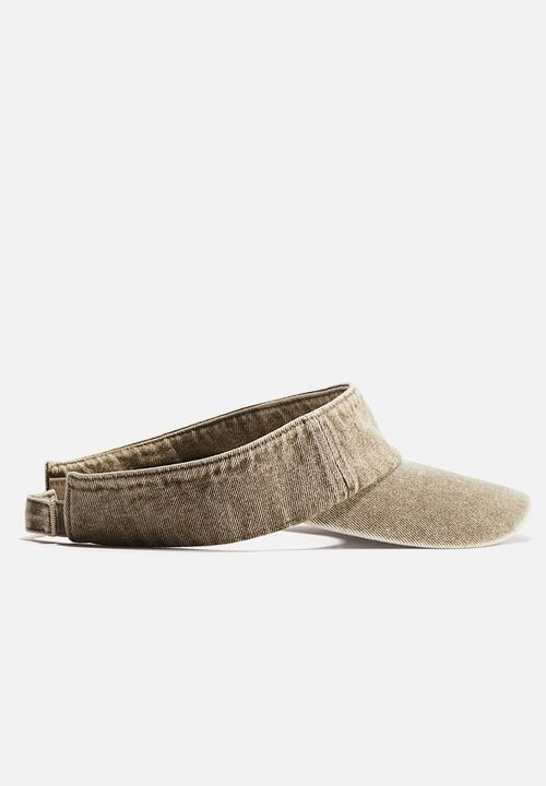 H&M - Cotton sun visor - khaki green 