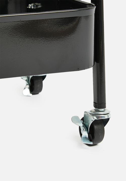 Storage Solutions - Wheely storage rack - black
